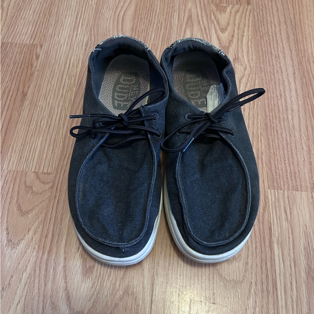 Hey Dude Men's Dark Gray Loafers